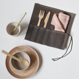 Waxed Canvas Lunch Set