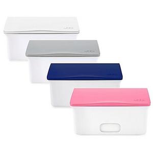 Ubbi® Wipes Dispenser in White/Grey