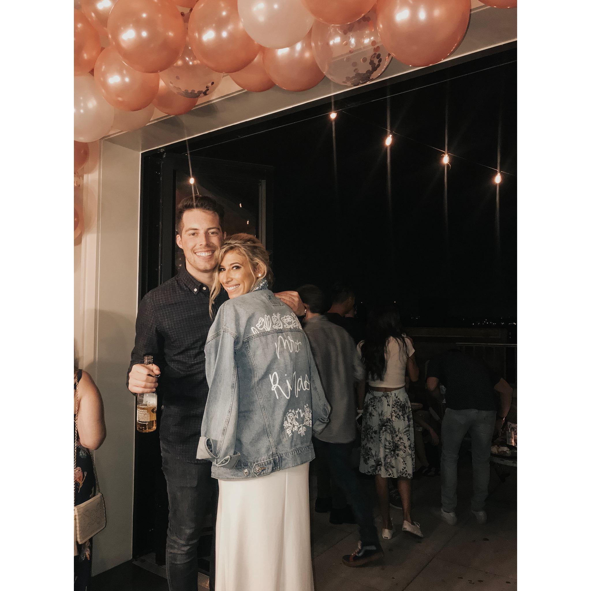 Our engagement celebration in New York City