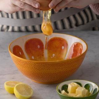 World Foods Orange Serving Bowl