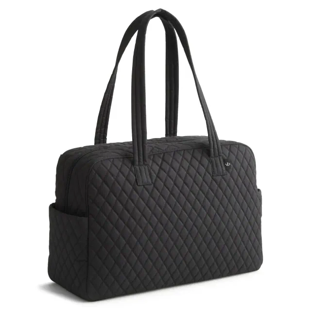 Vera Bradley Women's Outlet Cotton Weekender Travel Bag Moonless Night