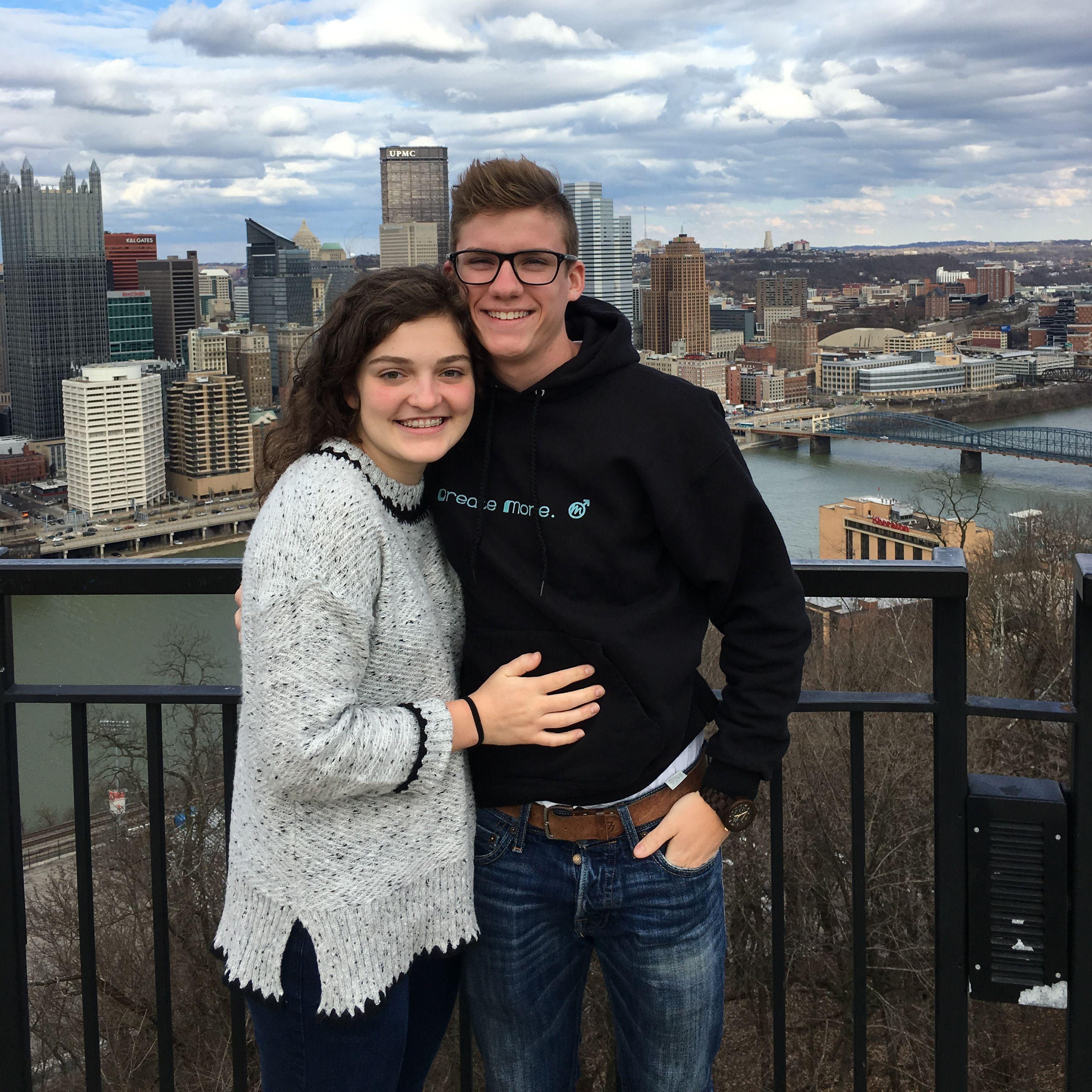 Sophia visits Pittsburgh