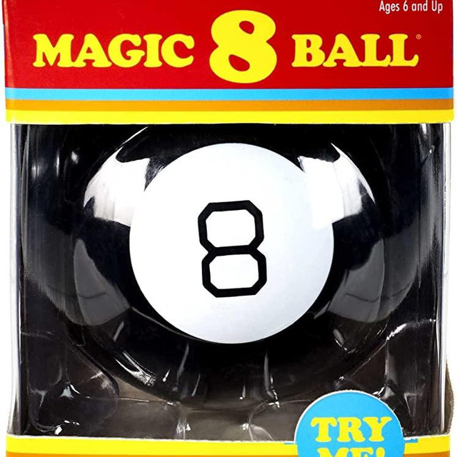 Magic 8 Ball Toys and Games, Retro Theme Fortune Teller, Ask a Question and Turn Over For Answer [Amazon Exclusive]