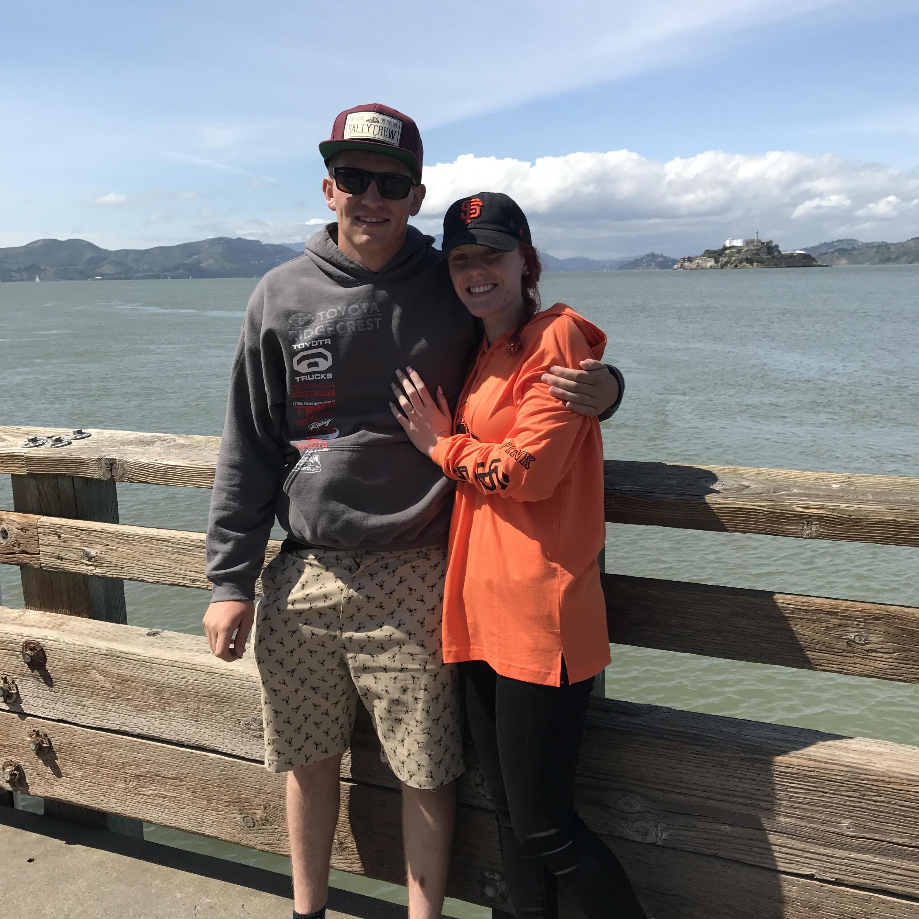 Our first vacation together being engaged! The excitement of being engaged and being on vacation was never ending.