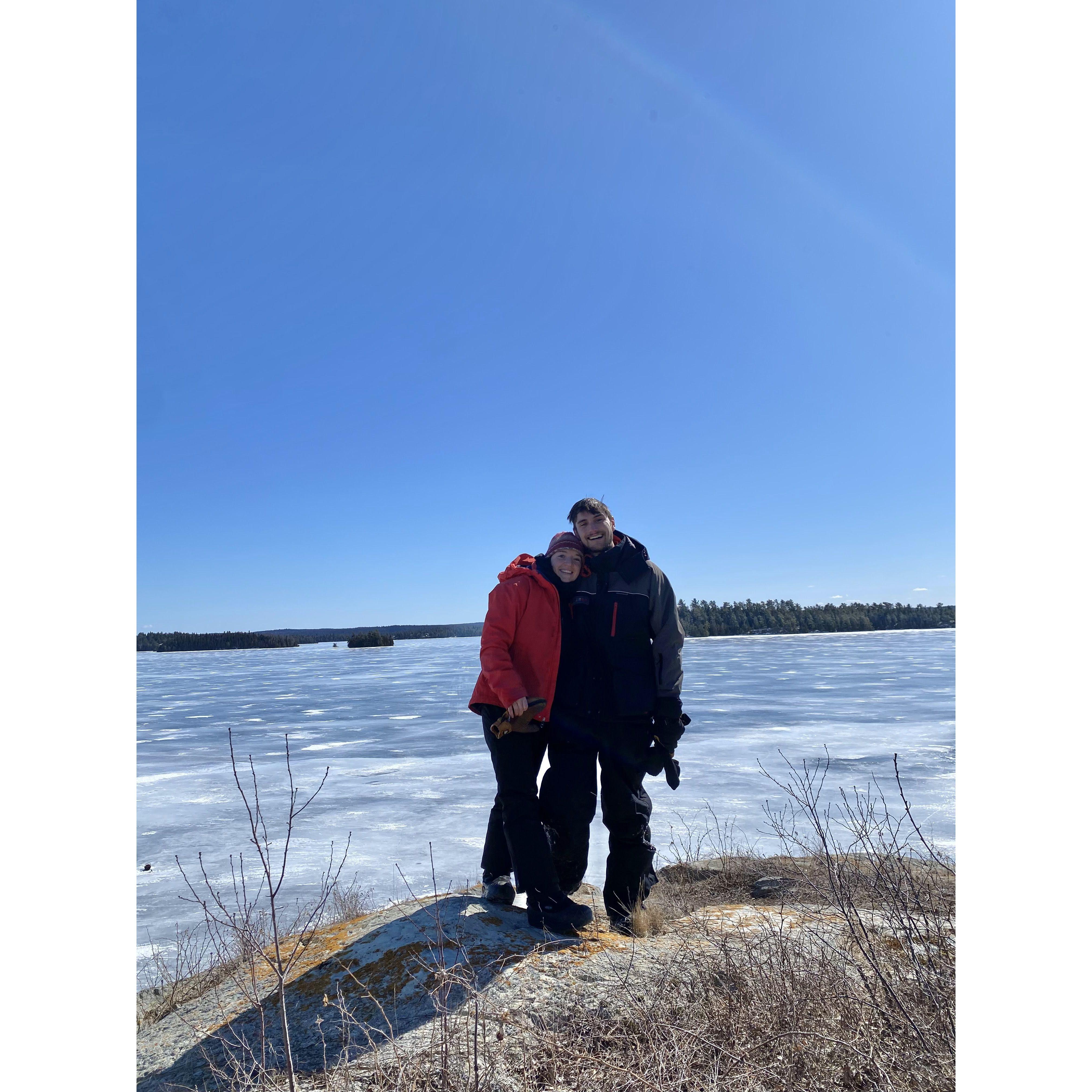 Ice fishing trip in Canada!