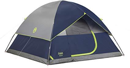 Coleman Sundome 6-Person Tent (blue and gray model)
