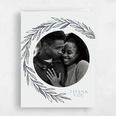 Baby Blue Wedding Thank You - Bruges Photo