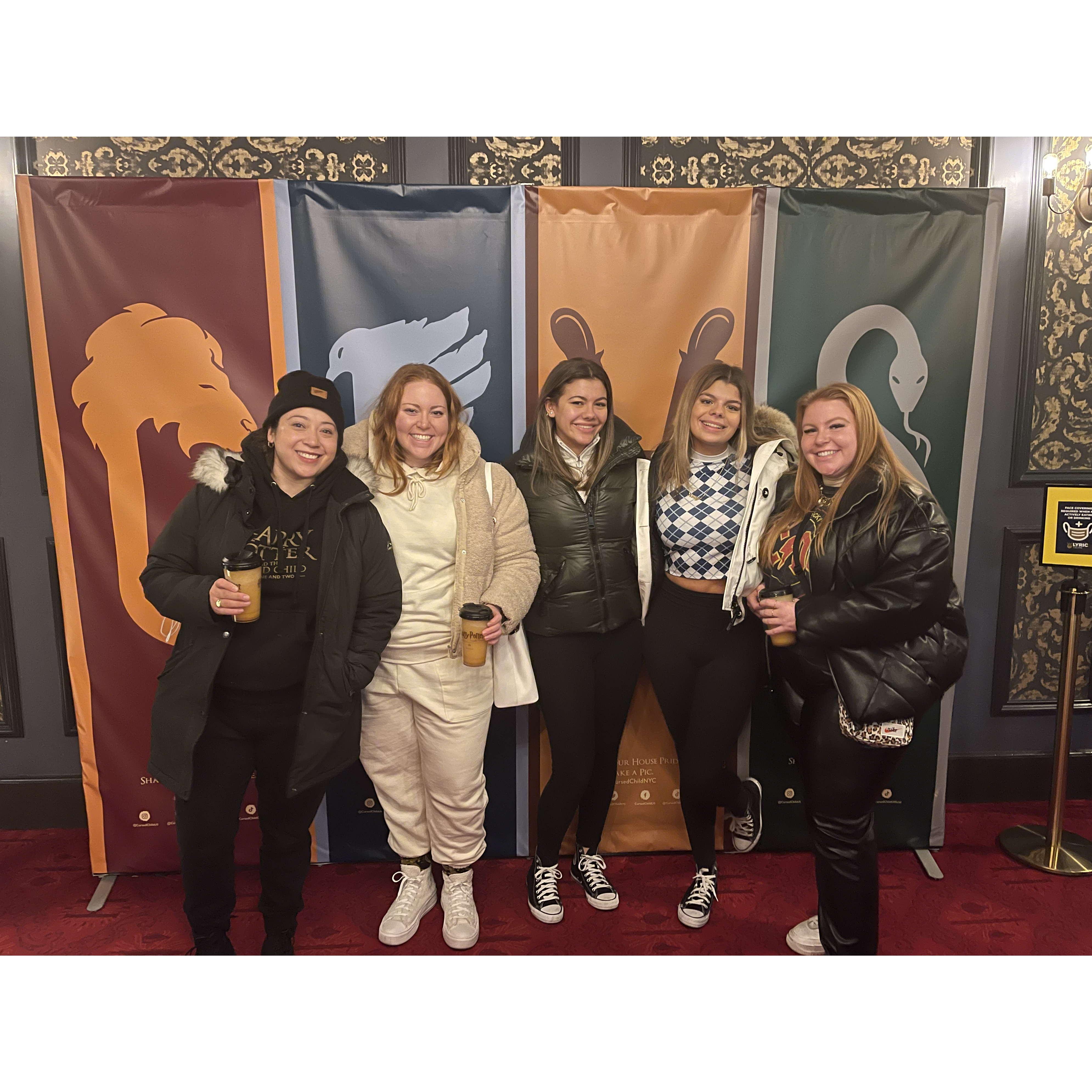 January 2022: Harry Potter play with Shirley, Alexa, Alyssa, Ashley & Taylor