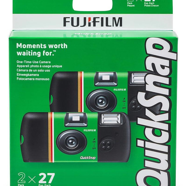 Fujifilm QuickSnap Flash 400 One-Time-Use Camera - 2 Pack