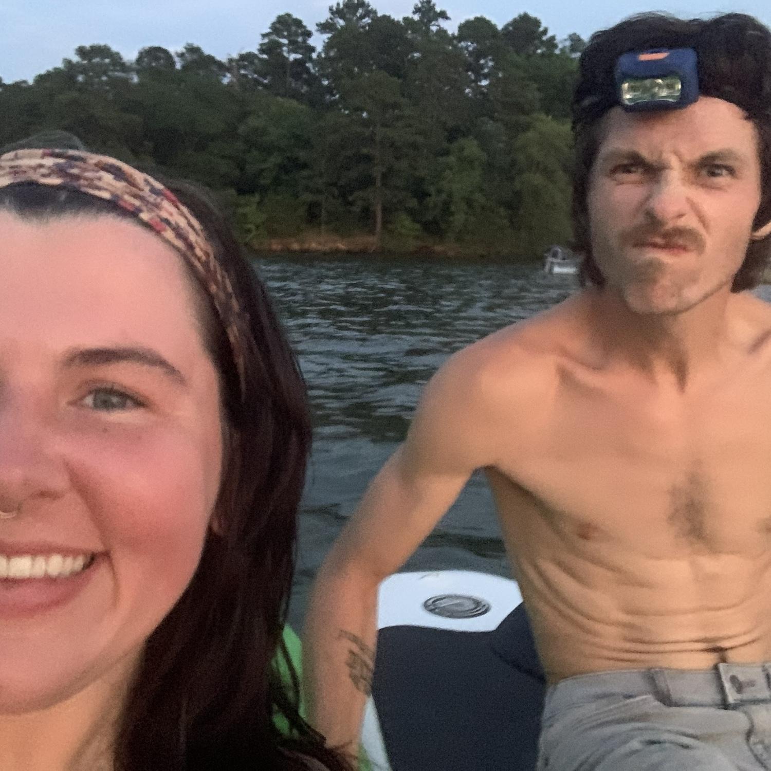 Fireworks on the lake in Arkansas 2022