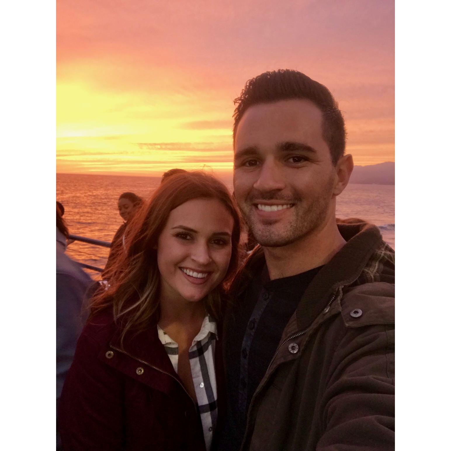 One of our first dates!