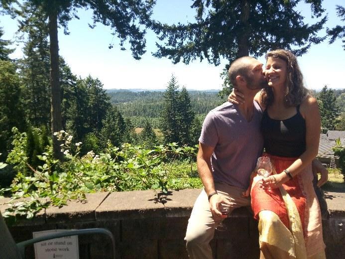 A pre-wedding visit to a winery outside of Eugene, OR.