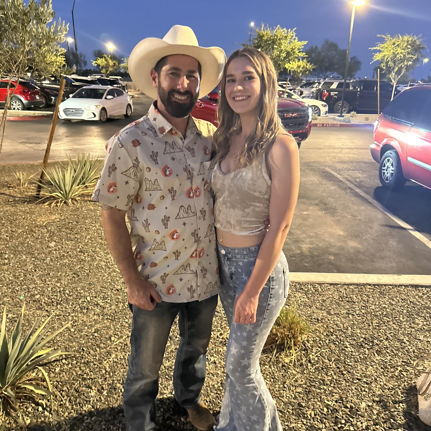 Date night, the night we met Brandon and Halie’s babies!