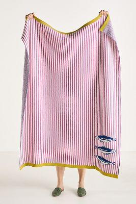 Sonnie Cotton Knit Throw Blanket