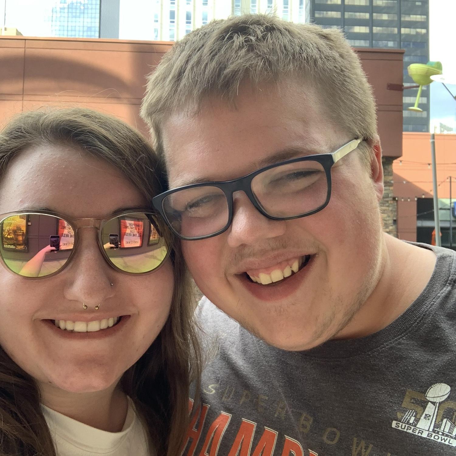 on vacation in Denver