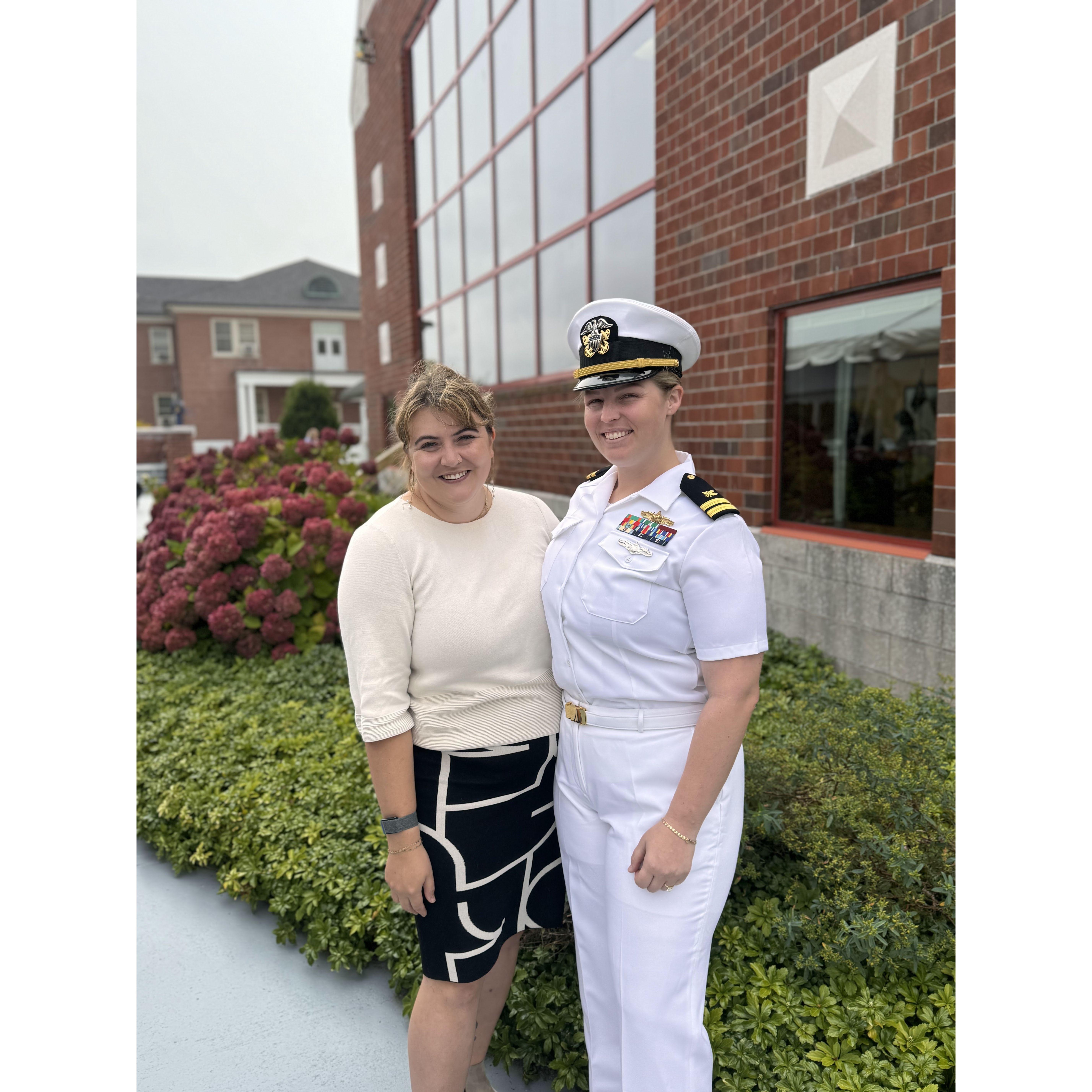 August 2024. Celebrating the Change of Command at Naval Station Newport!