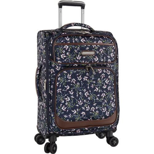 Chaps Saddle Haven 20 in Carryon Luggage in Navy Spring Floral