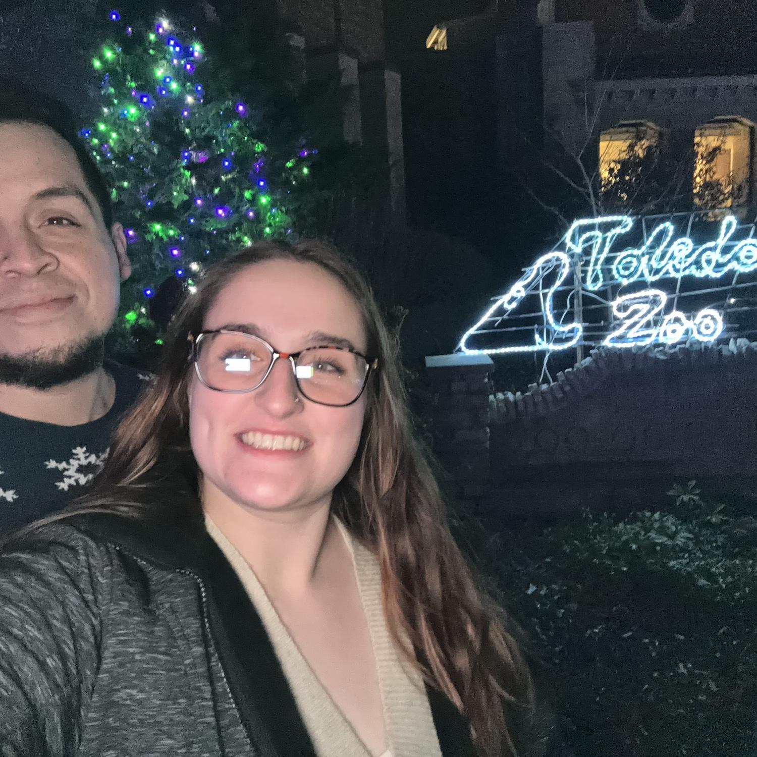 We took a trip to the Toledo Zoo Christmas light display in 2023!