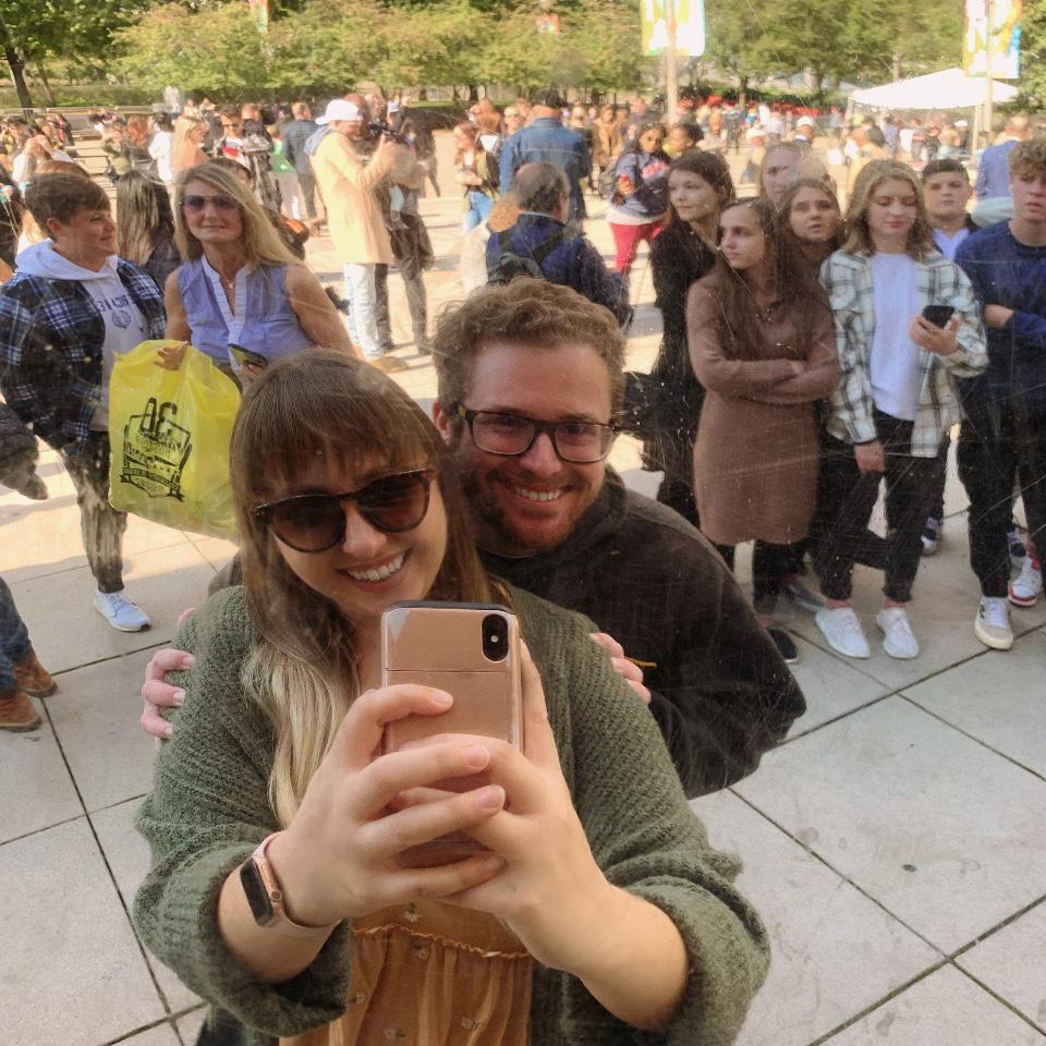 Two beans at “The Bean”