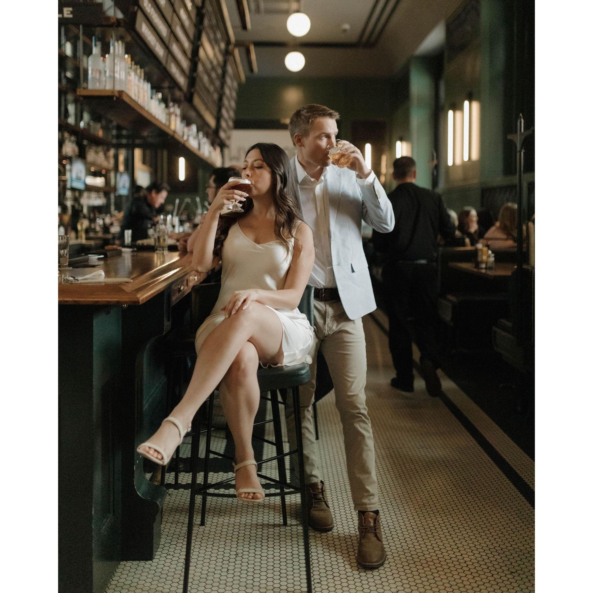 Espresso Martinis for Cat; Old Fashioned for Cole