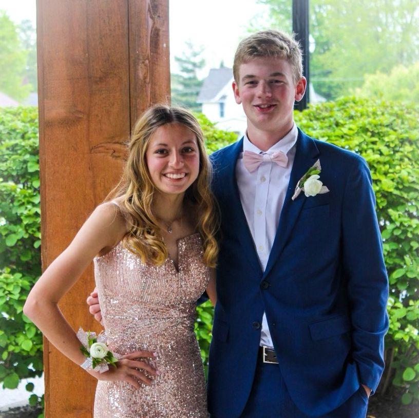 The second prom we went to together! This is where it all started...