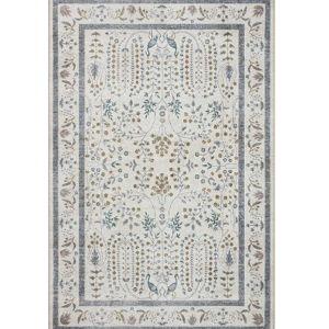 2'-6" x 9'6" Loloi Rifle Paper Co. Maison Collection MAO-05 Wisteria Cream Runner Rug