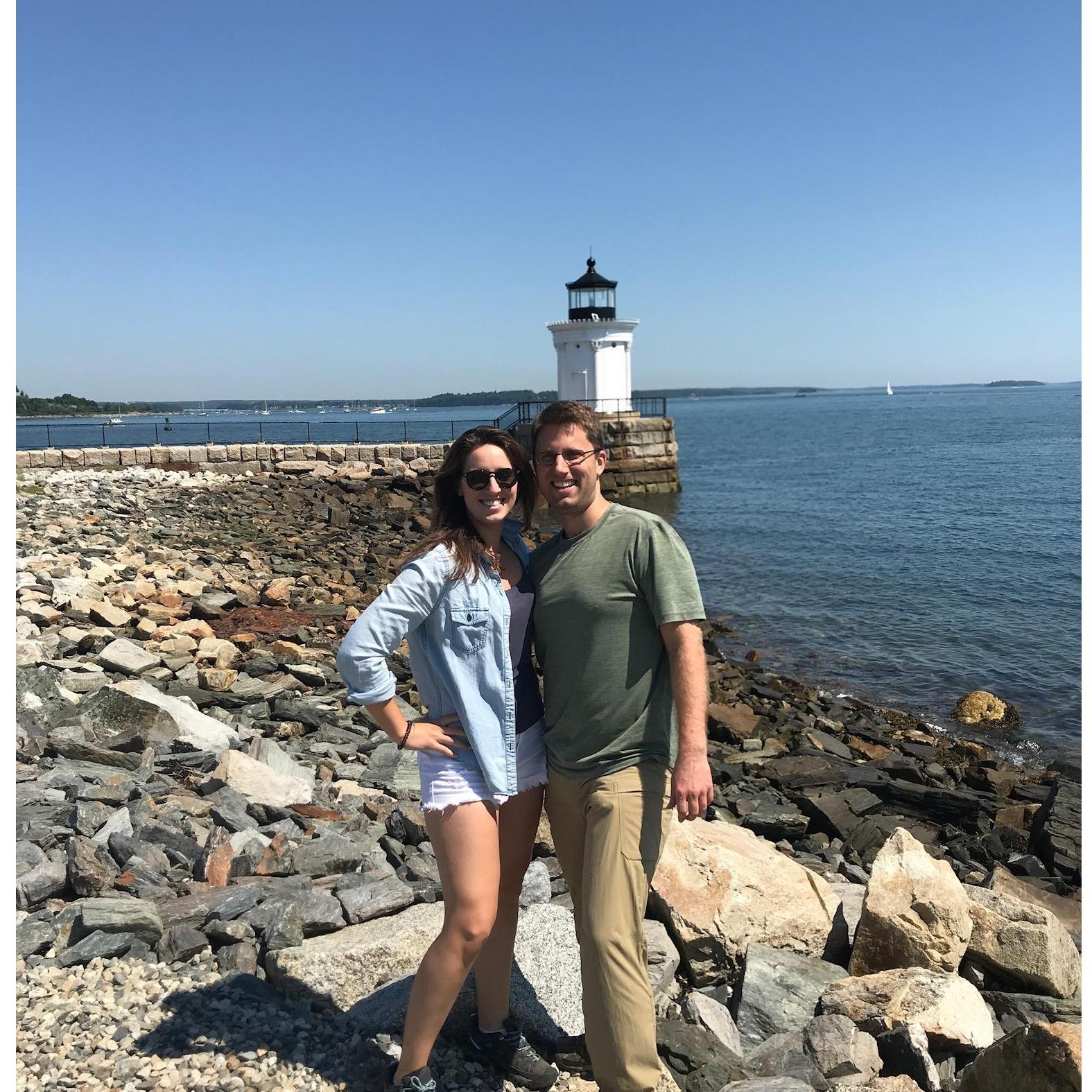 Julie's first trip to Maine with Steve. Spent this day exploring Portland.