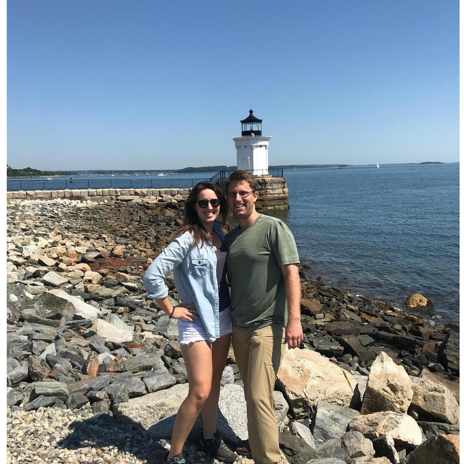 Julie's first trip to Maine with Steve. Spent this day exploring Portland.