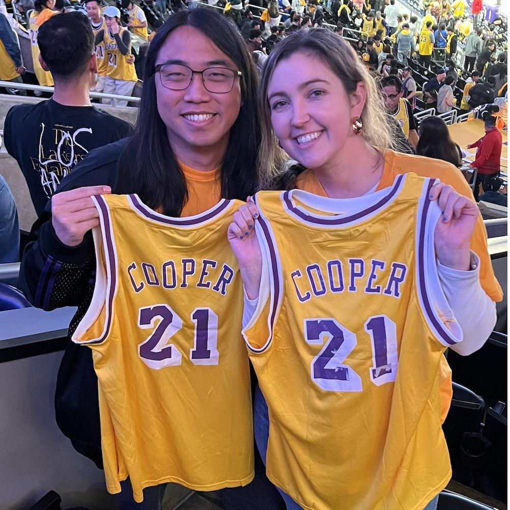 first Lakers game