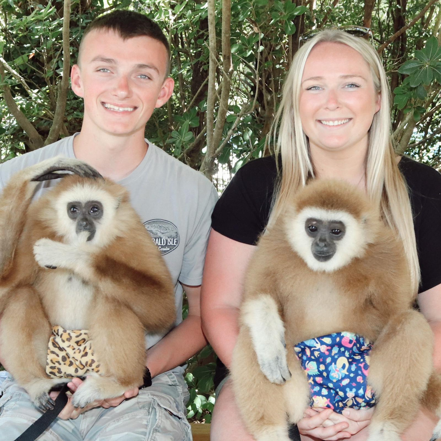 Trip together to Myrtle Beach with Meaghan’s family and got to hold some monkeys in diapers