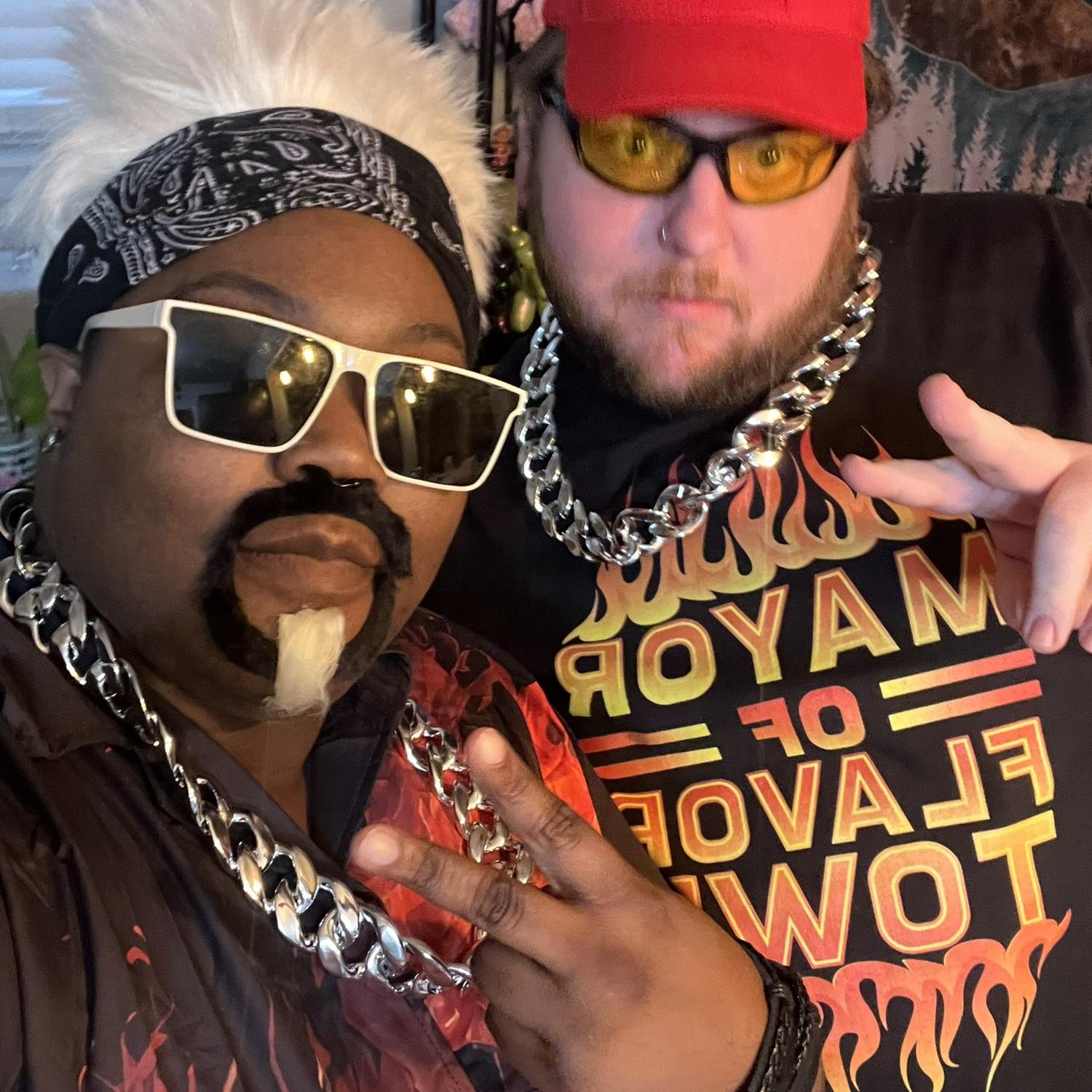 Just two guy Fieri's out here.