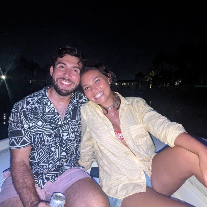 We’re on a boat