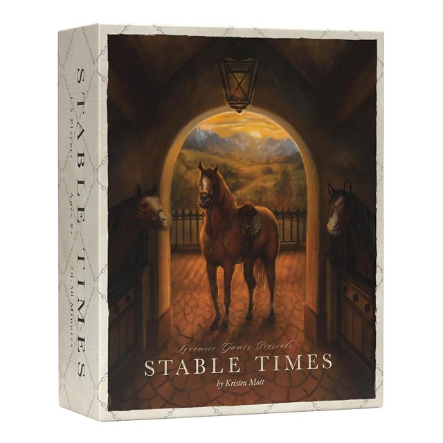 Lovemore Games Stable Times Family Card Game with Real Horses | Cozy Board Game for Kids and Adults, Great for Family Game Night, Ages 8+, 1-5 Players, 20-30 Minutes