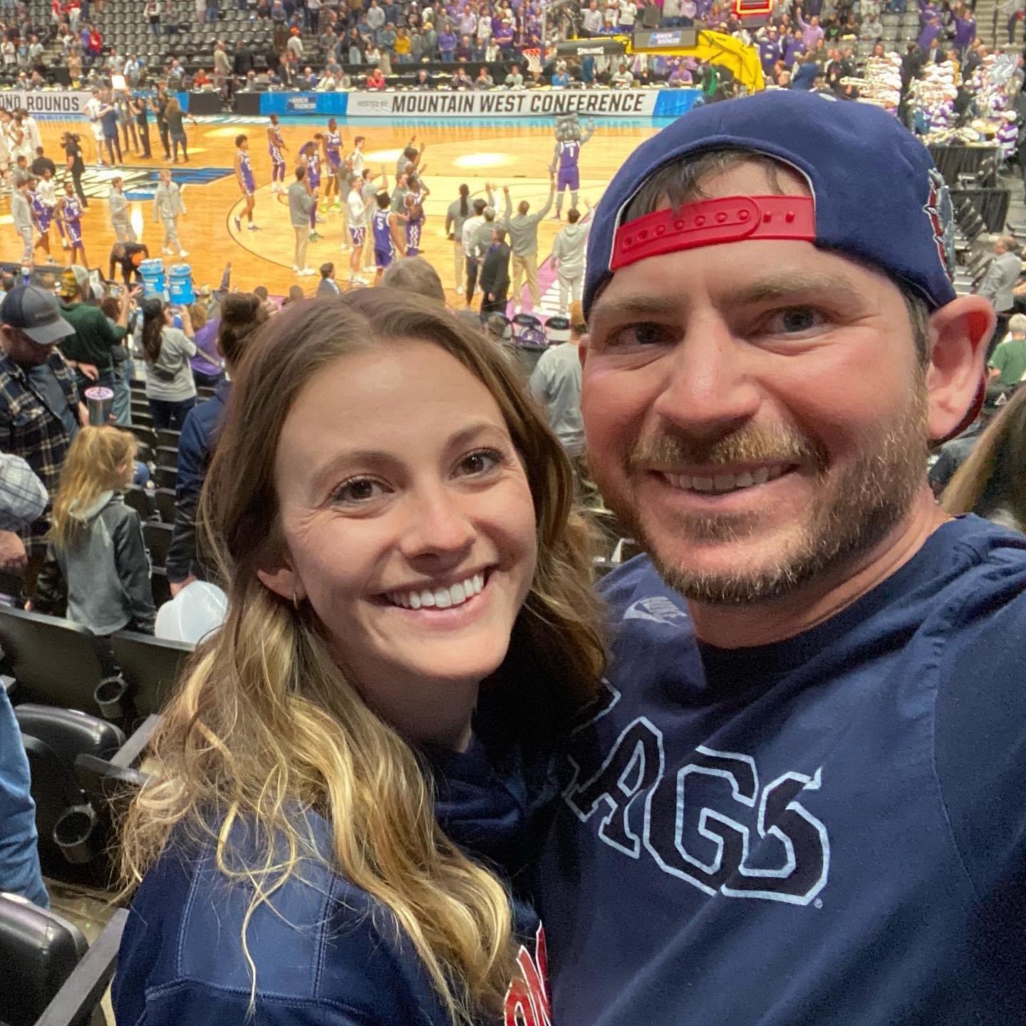 Go Zags Go. We had just gotten back from Vegas for March Madness and once we were home we immediately went to watch the Zags