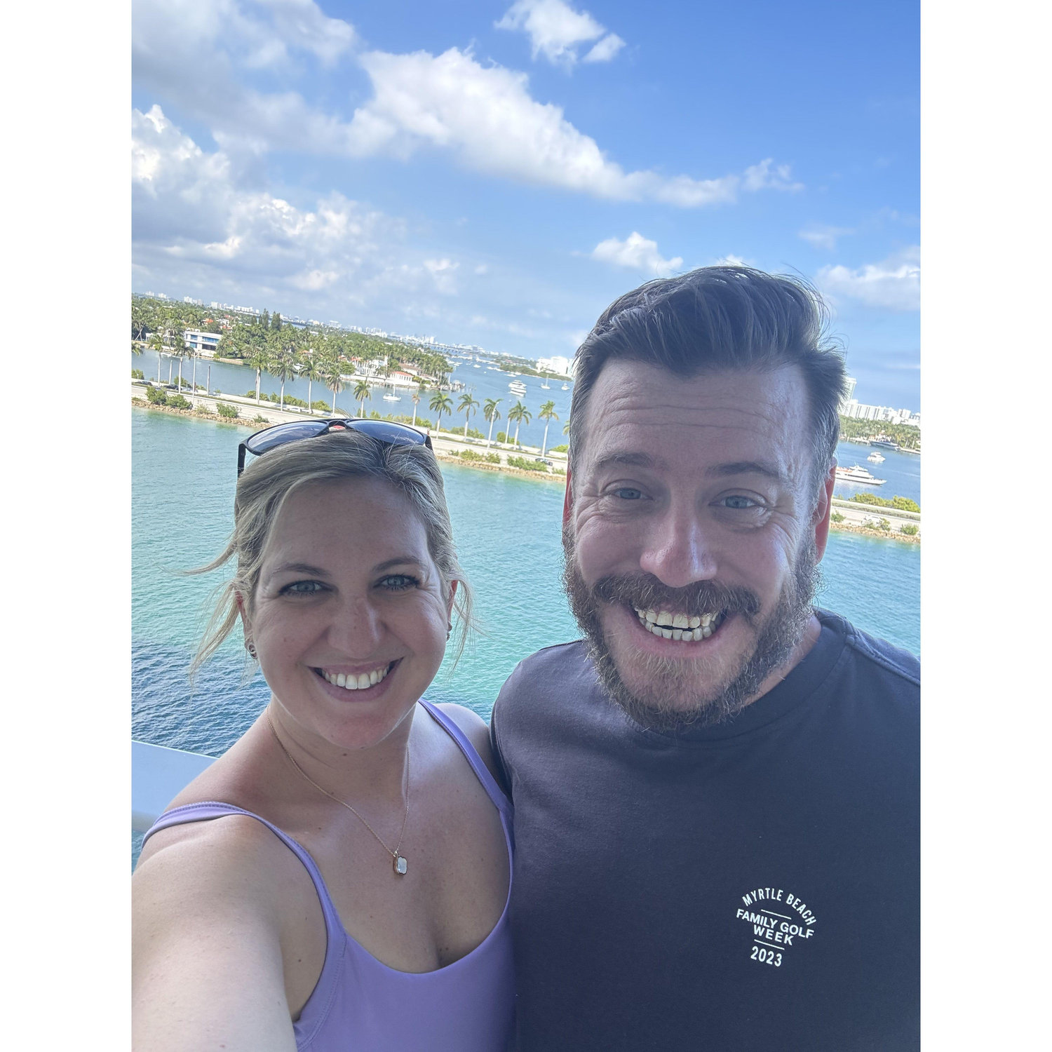Zach's first cruise!
