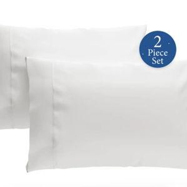 100% Bamboo Pillowcases - White