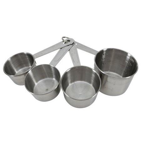Mainstays measuring cup, stainless steel, set of 4