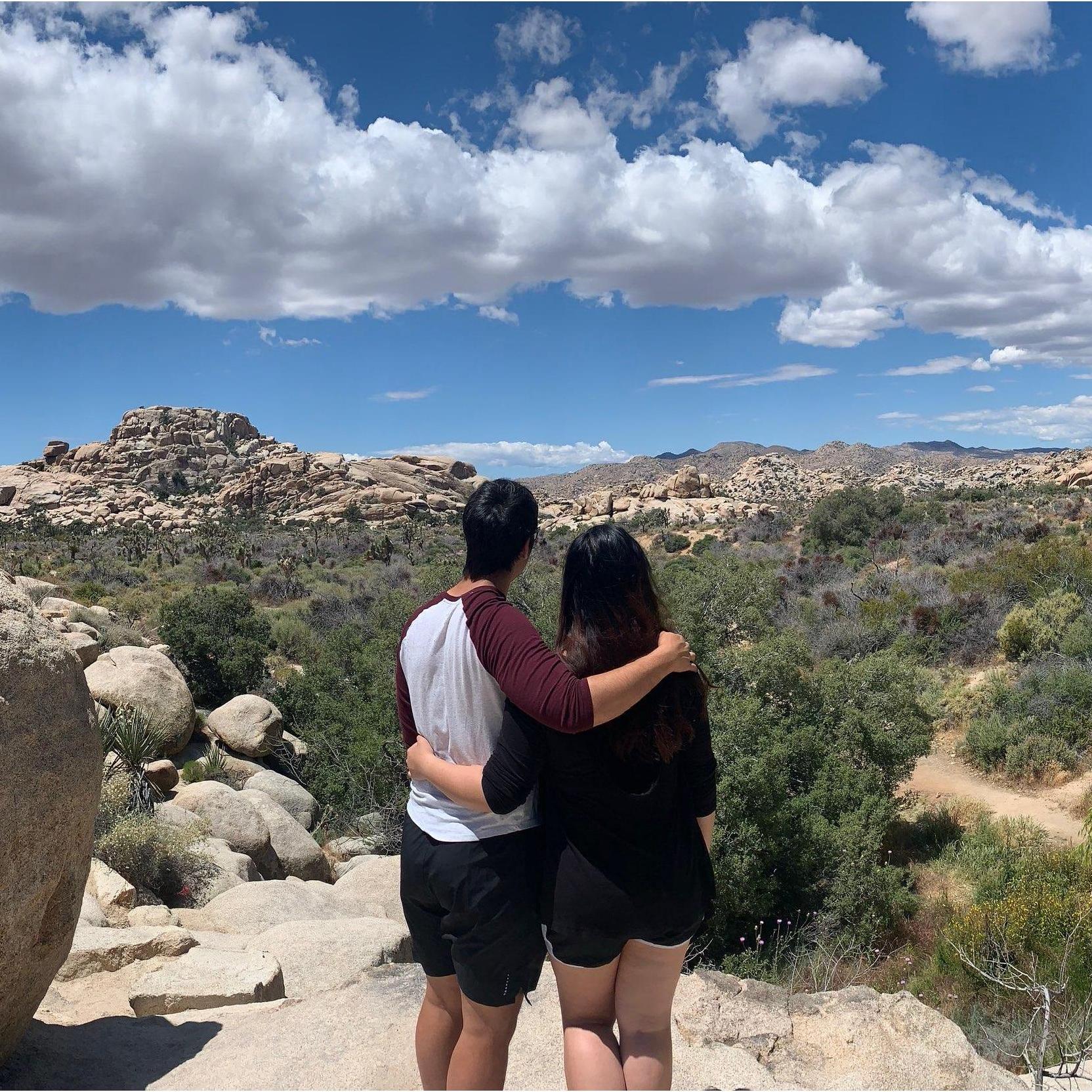 Hiking at Joshua Tree!