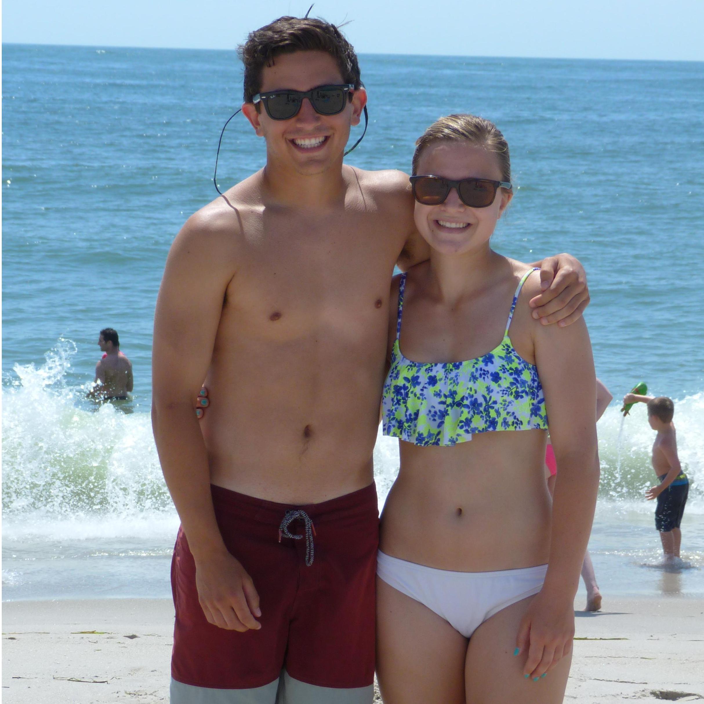 One of the ten summers spent in Long Beach Island with Sarah's family.