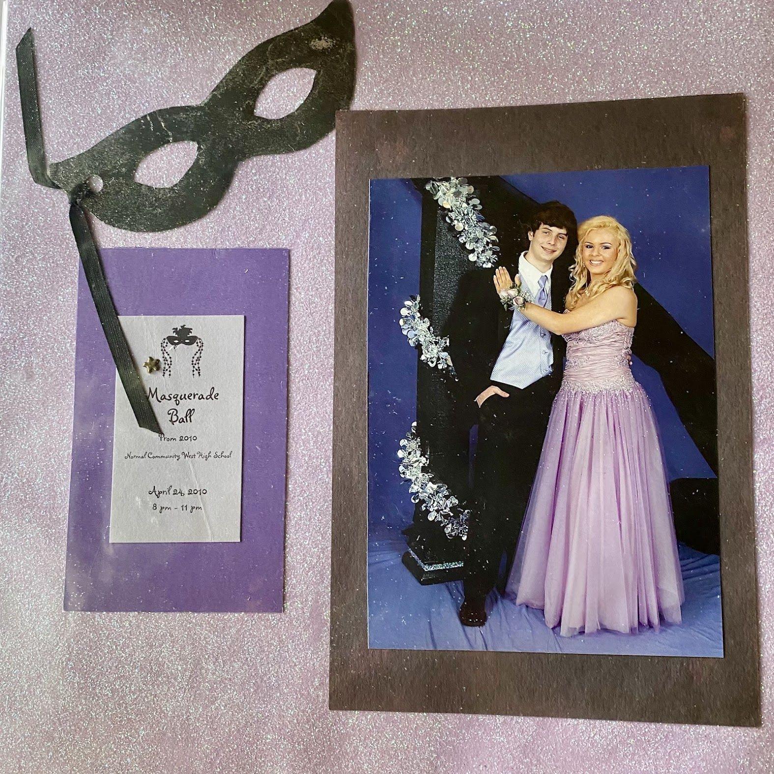 Another Prom scrapbook gem