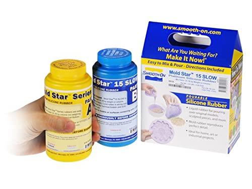 Mold Star 15 Slow - 1A:1B Mix by Volume Platinum Silicone Rubber - Pint Unit