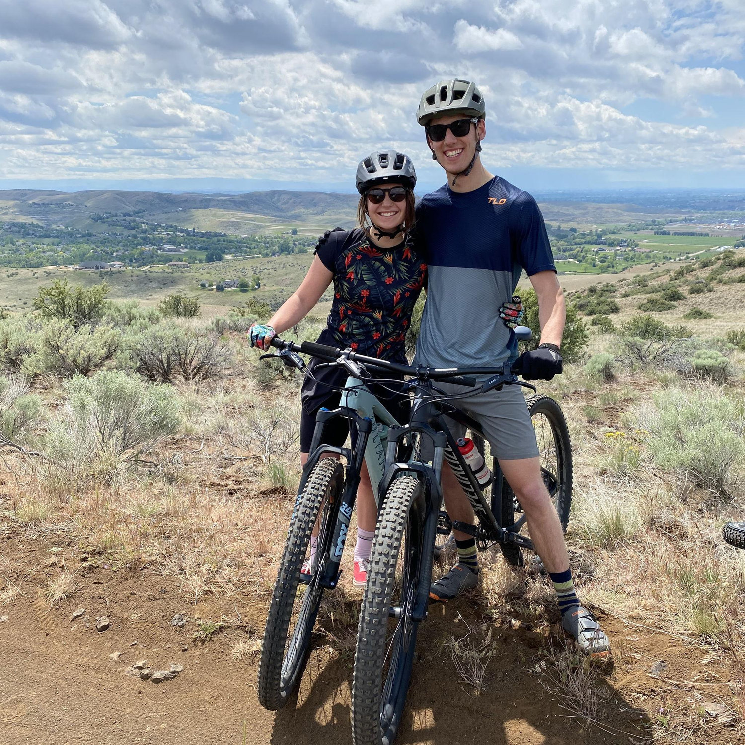 Learning the best spots for mountain biking in Boise, Idaho!