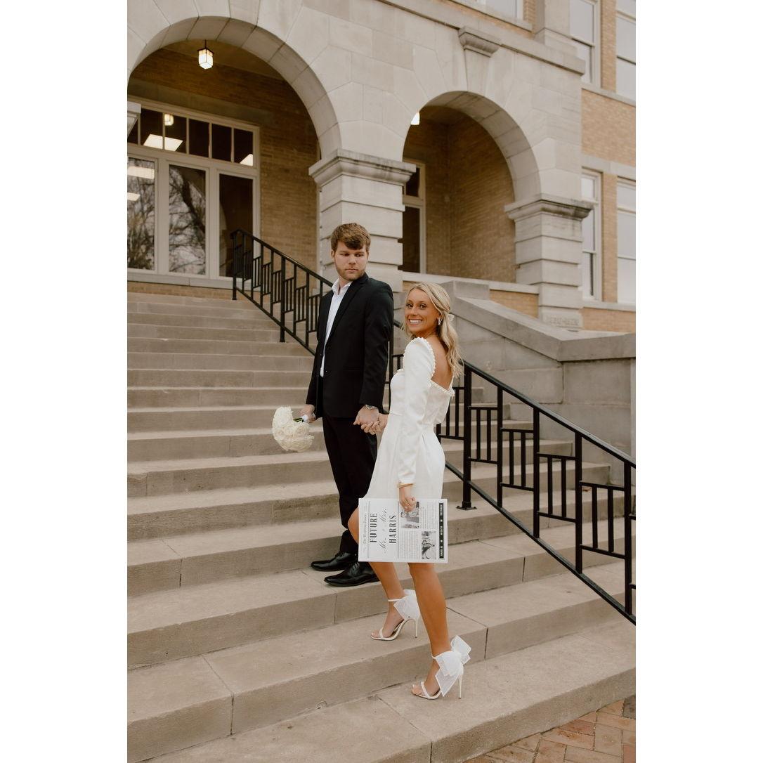Engagement photos in Downtown Bentonville!