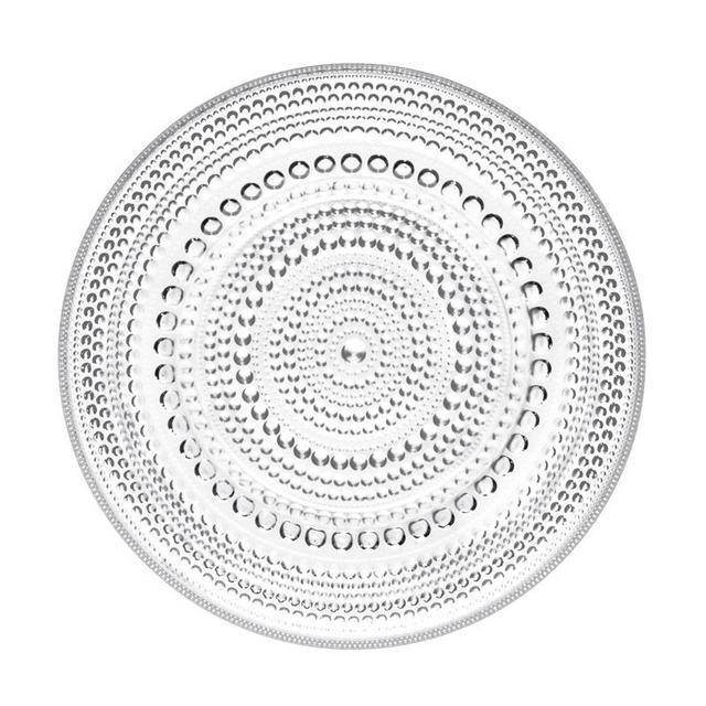 Kastehelmi Side Plate, Clear 17 cm