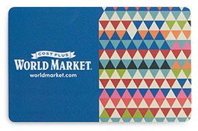 World Market Gift Card