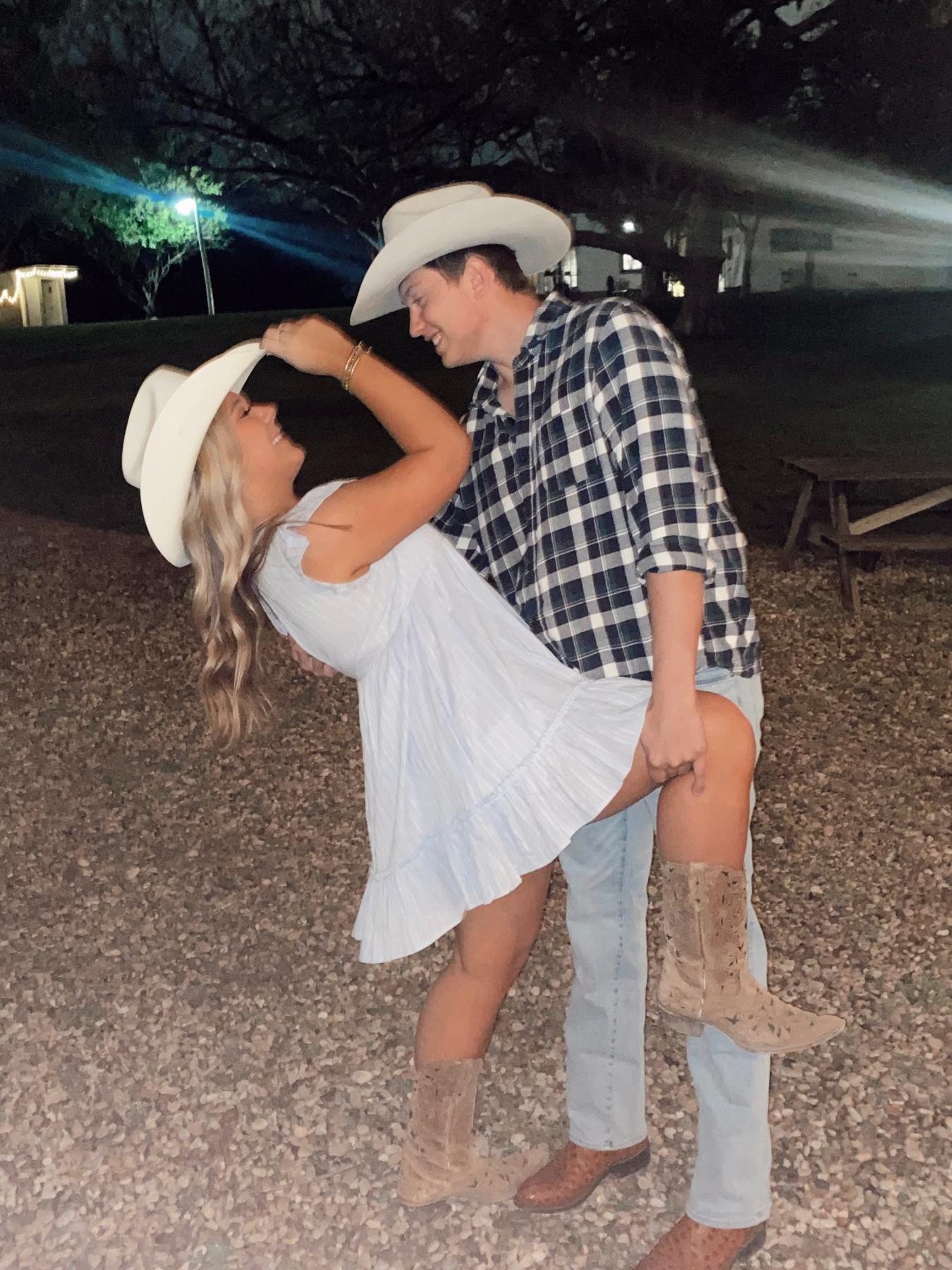 Dancing the night away at an event for Kameron’s UT organization.