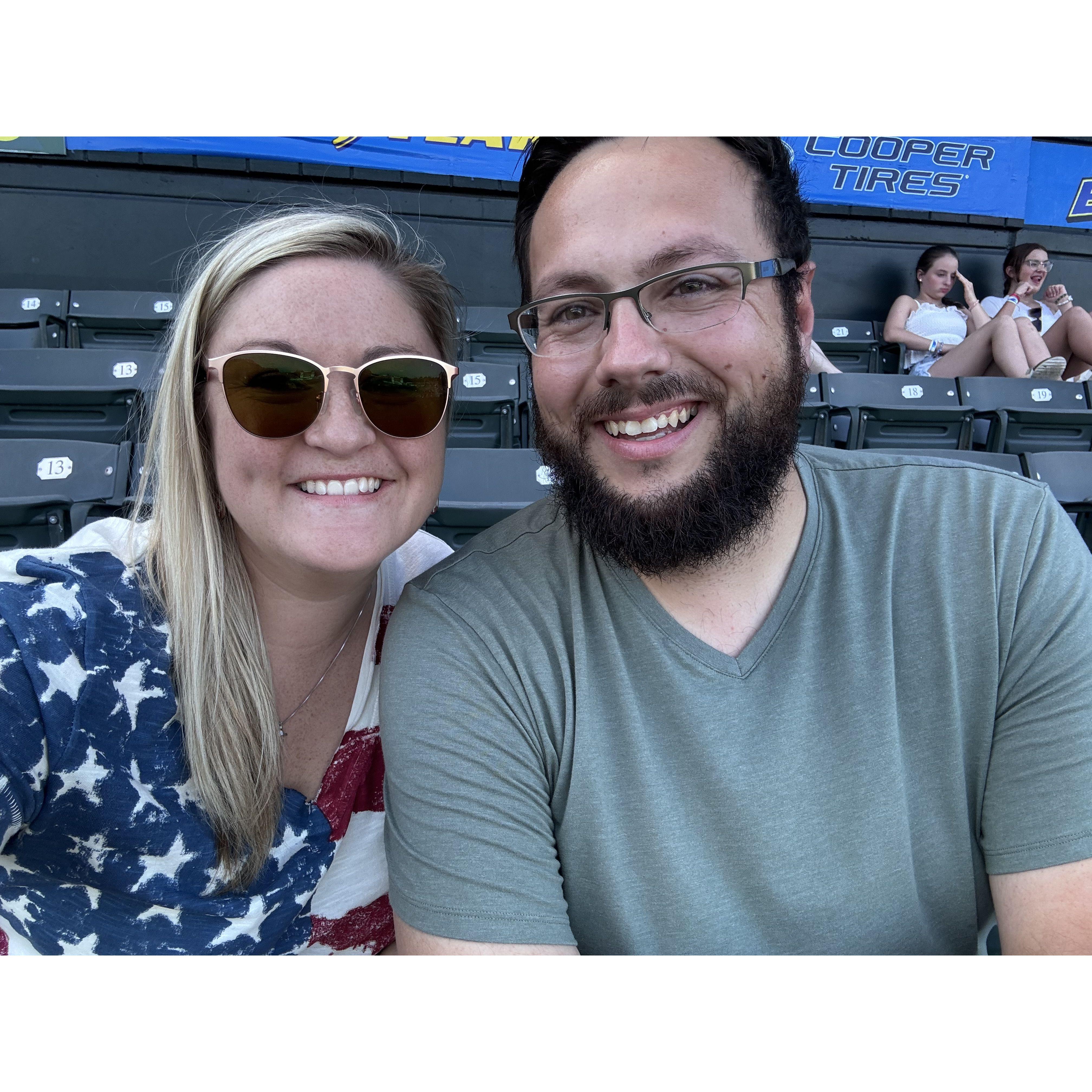 First Pelican's game...sort of, got rained out!