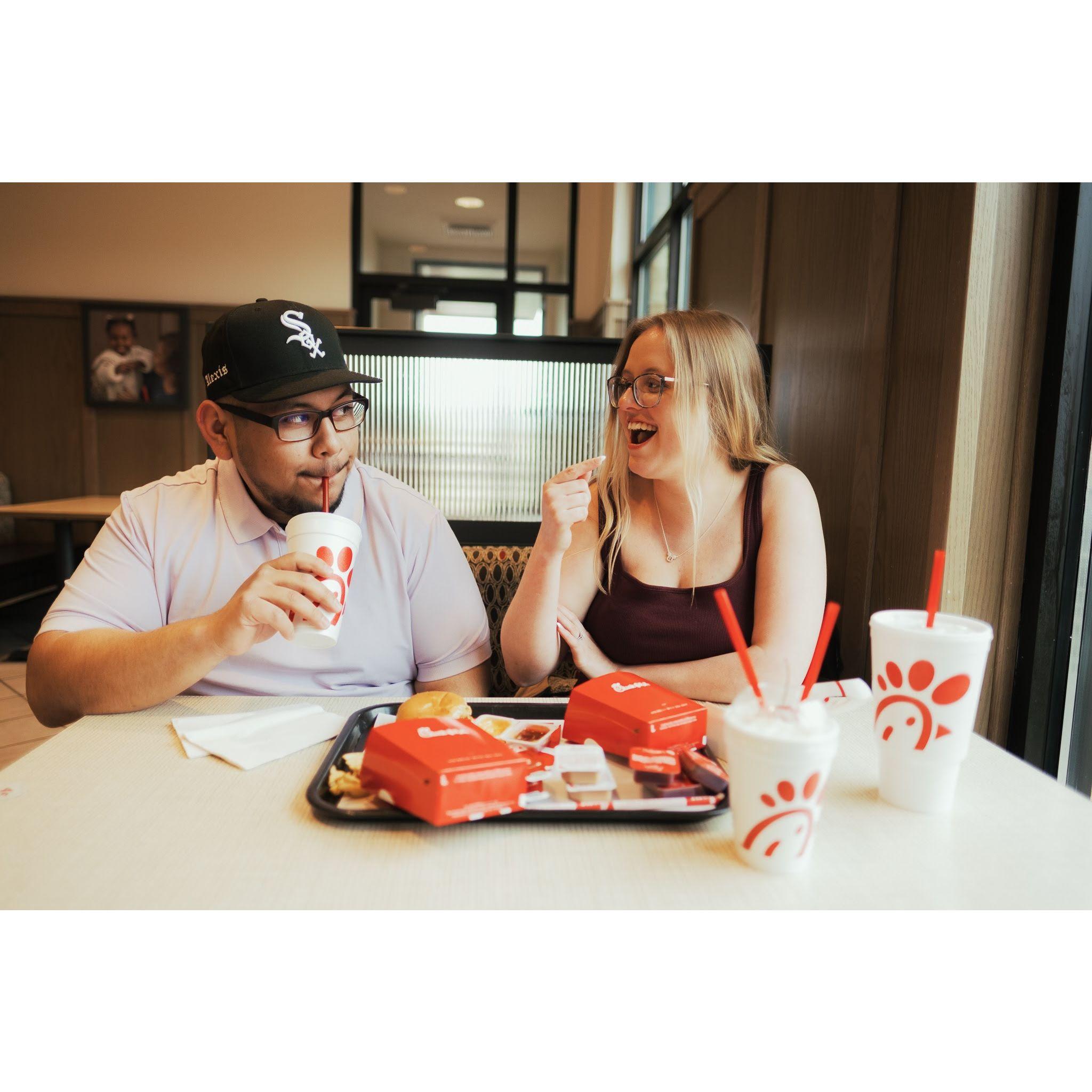 We first met at CFA so we had to do a shoot there :)