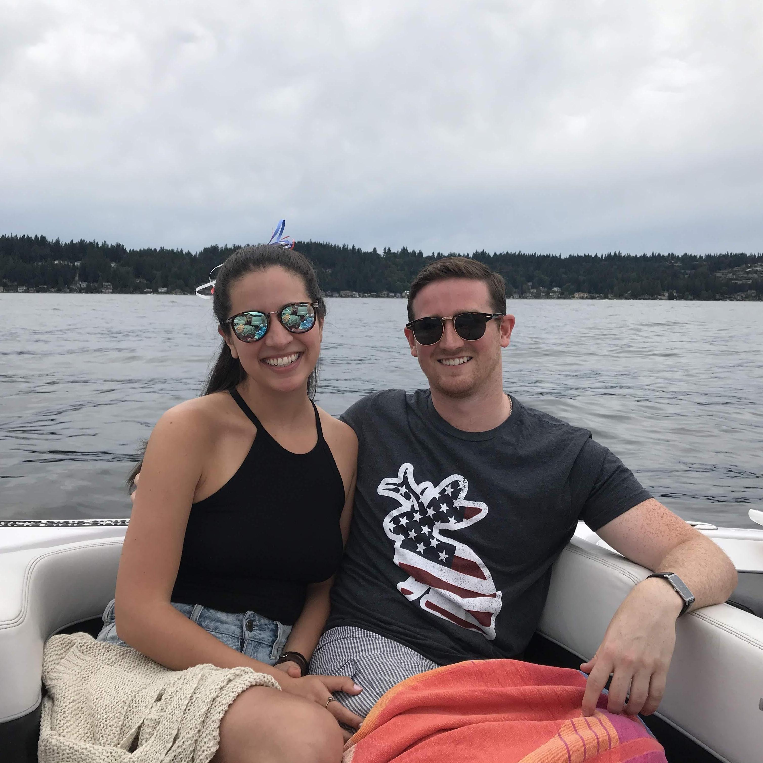 4th of July 2018! Also one of our favorite activities - boating!!!