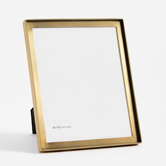 Carter Border Frame, 8X10 - Brass